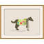 Alvie in Green Framed Print by Dana Gibson