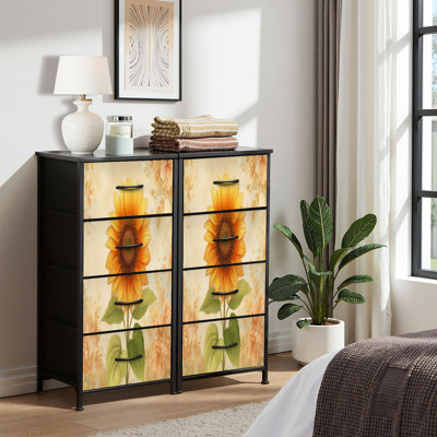 Commode pour commode de chambre à coucher pour commode de placard avec tiroirs 4 tiroirs