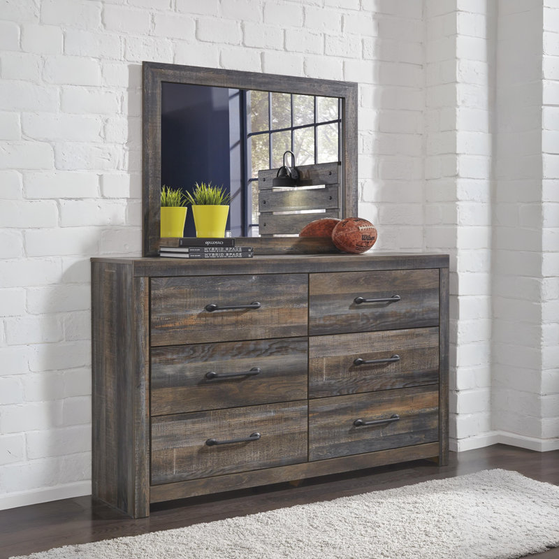 Drystan 58.75 " W 6 - Drawer Dresser