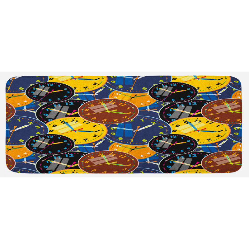 Modern & Contemporary Polyester Kitchen Mat