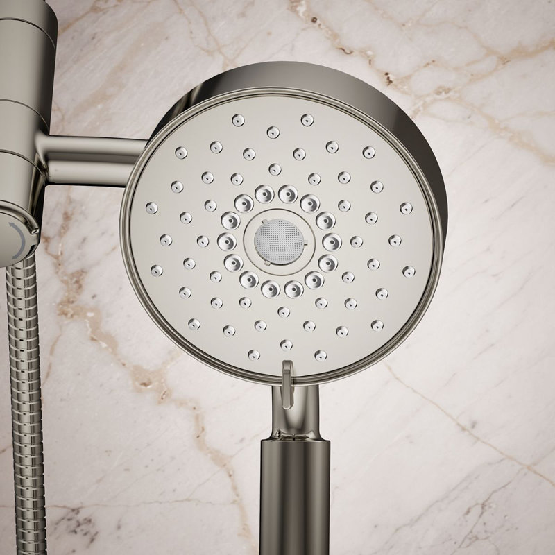 Ensemble de douche 2 en 1 Purist 2,5 gal / min, Nickel poli éclatant