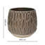 Arles Leaf Embossed Planter-592476753-592476755
