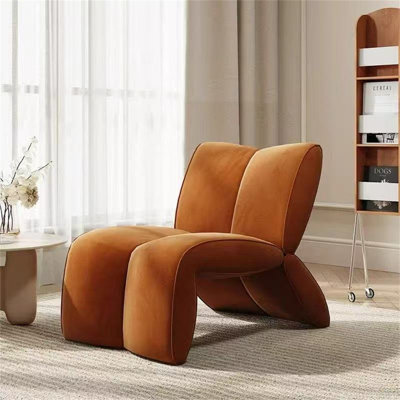 H-Shaped Tufted Modern Style Leisure Chair, Featuring Single Chair With Solid Wood Frame, 28.34'' H X 25.98'' W X 33.46'' D