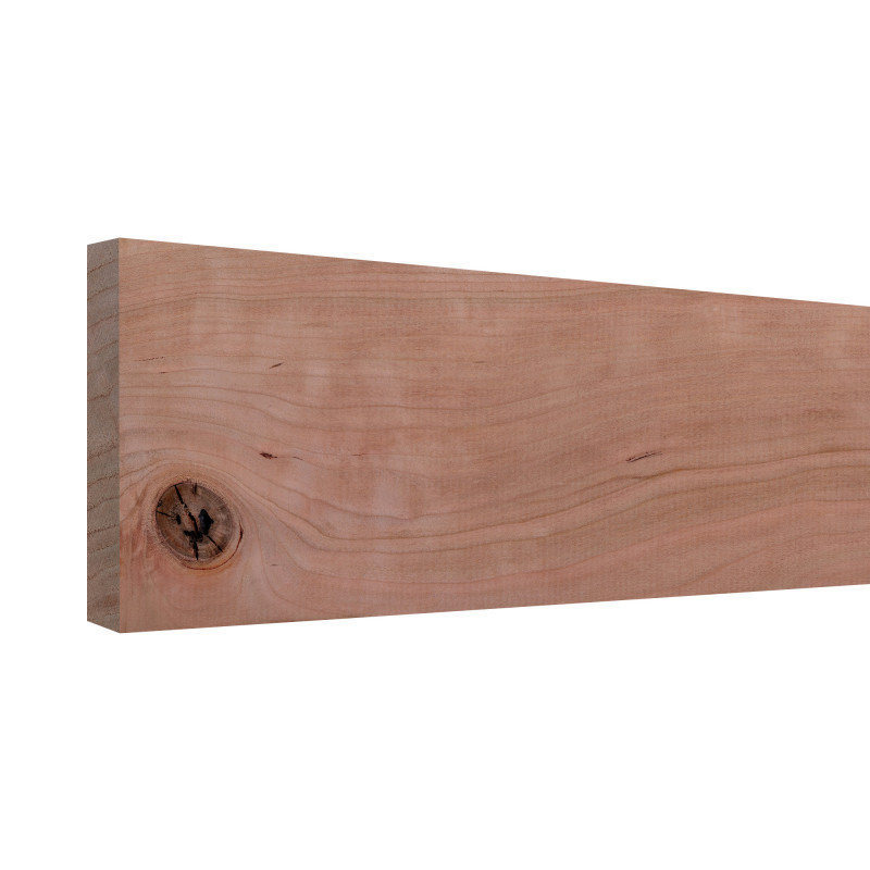 Unfinished Natural Cherry Hardwood Board, 4-ft