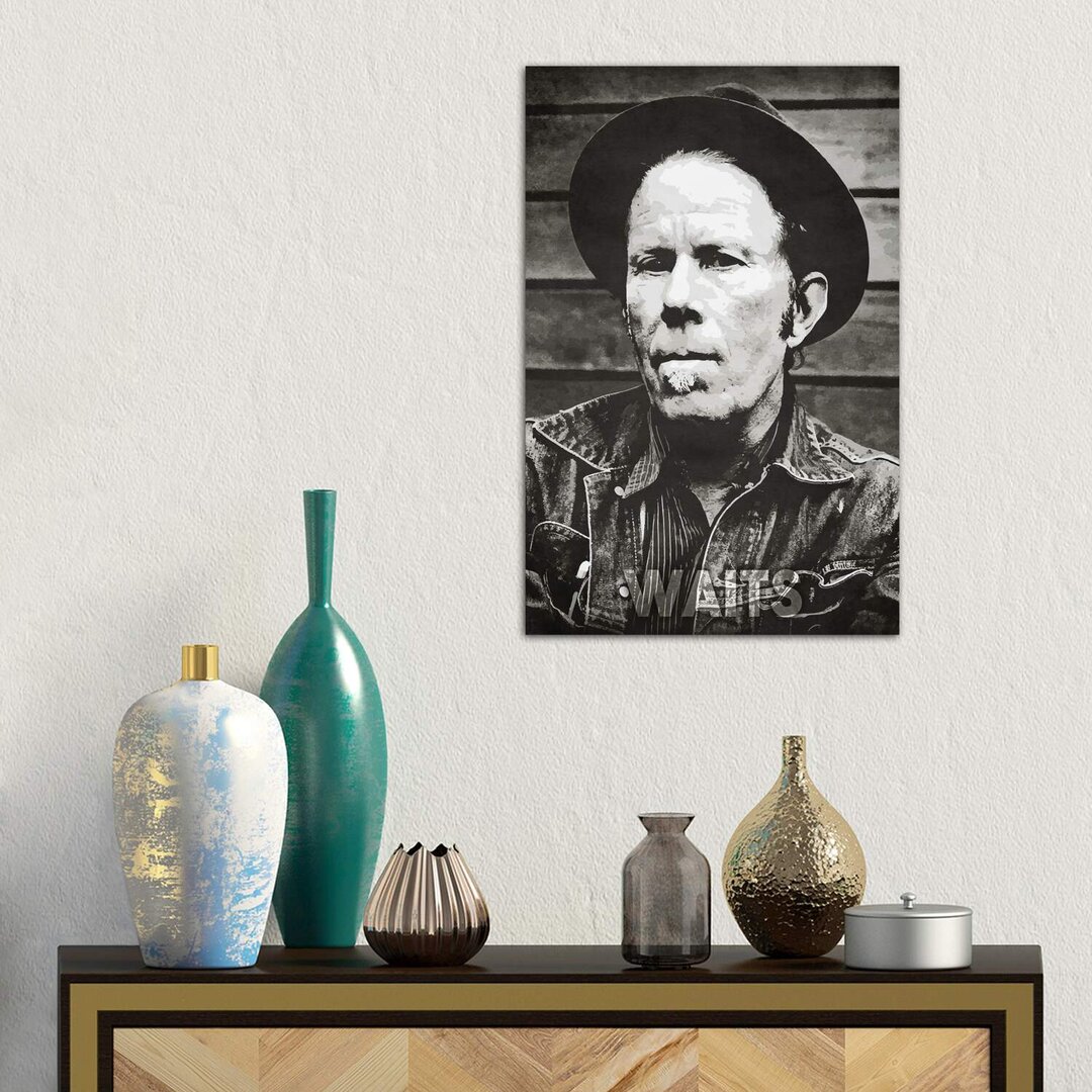 Leinwandbild - Fotografie „Tom Waits” von Durro Art