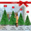 Arbre de noël artificiel pin vert 5 pi avec support en métal uni new