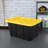 Sterilite 27 Gallon Industrial Stackable Storage Tote Lidded Containers, 24 Pack