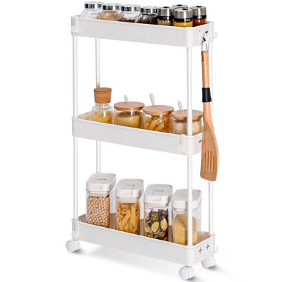 Balfe 58.8cm H x 39cm W Utility Cart with Wheels