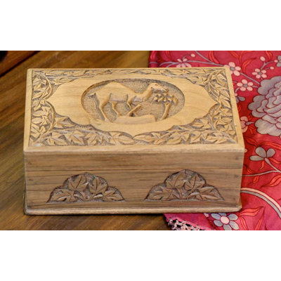 Boîte à bijoux en bois