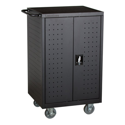 Structure Series 39.75'' H x 23.6'' W Laptop/Tablet Storage Cart with Wheels