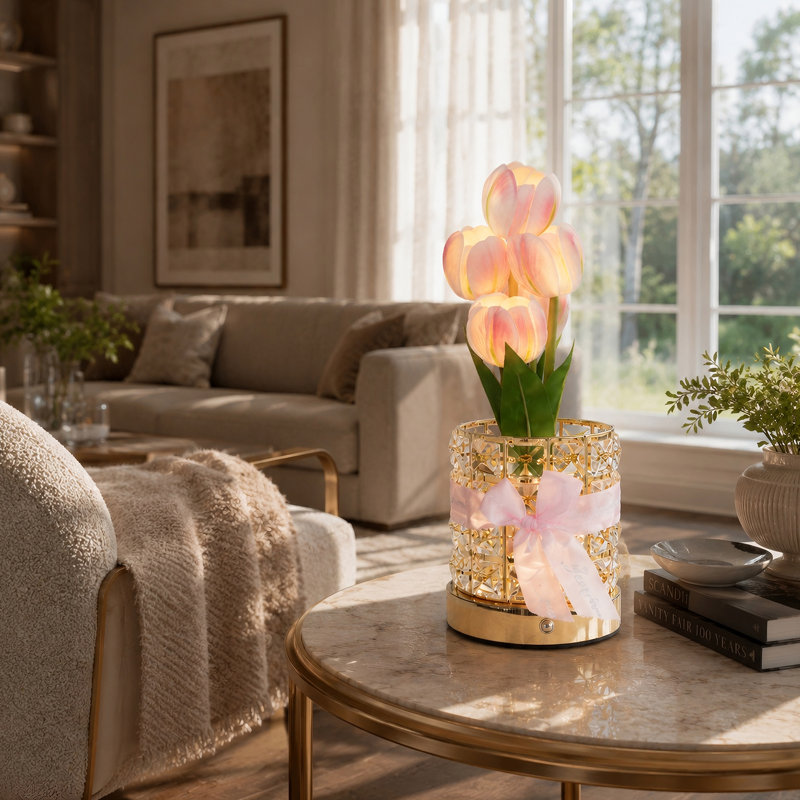 Lampe de table Crystal Tulip