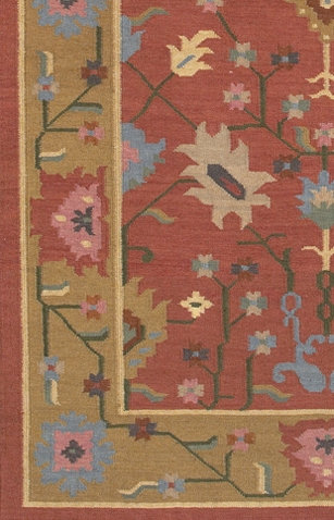 Marshayla Wool Floral Indoor Rug, Runner 2'6" x 7'6"