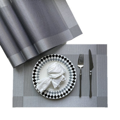 4 PC Waterproof and heat-insulating Dining Table Placemats