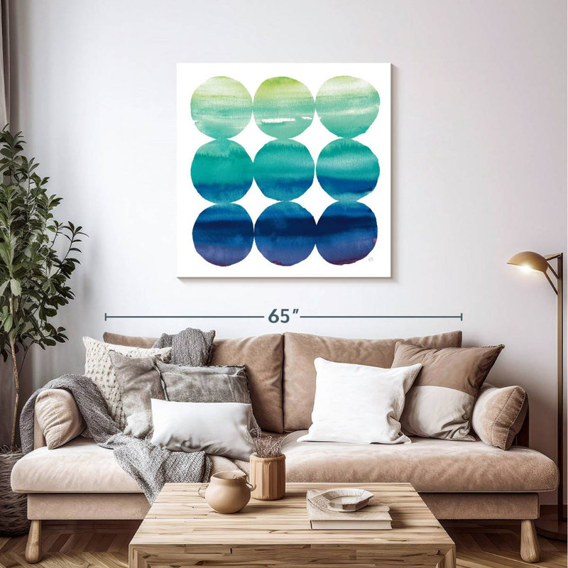 Avery Summer Dots II, 39" H x 39" W