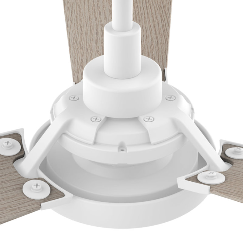 Ventilateur de plafond intelligent 52 po avec télécommande, ensemble d'éclairage inclus, fonctionne avec l'assistant Google et Amazon Alexa, raccourci Siri.