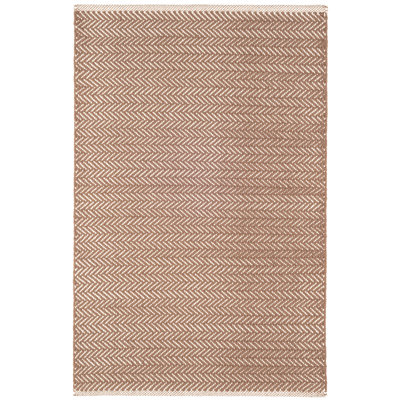 Herringbone Cotton Slate Gray Rug