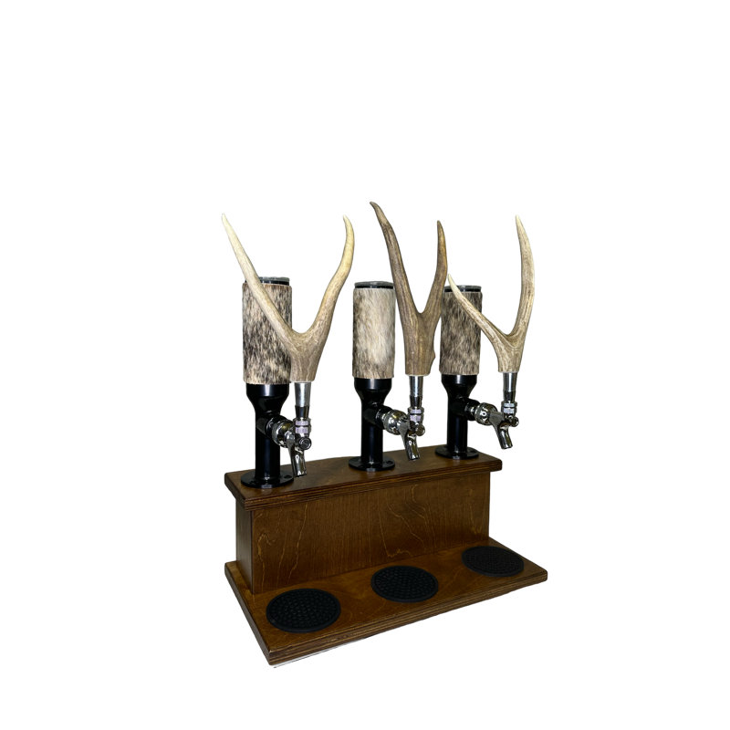 Distributeur de boissons Triple Whiskey Towers,  Cuir de vache bringé