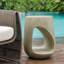 Uttermost Lithos Gray Outdoor Accent Table