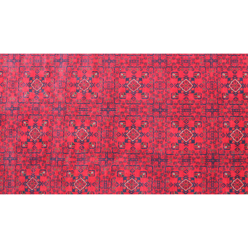 Wool Moroccan Area Rug, Rectangle 6'2" x 9'9"