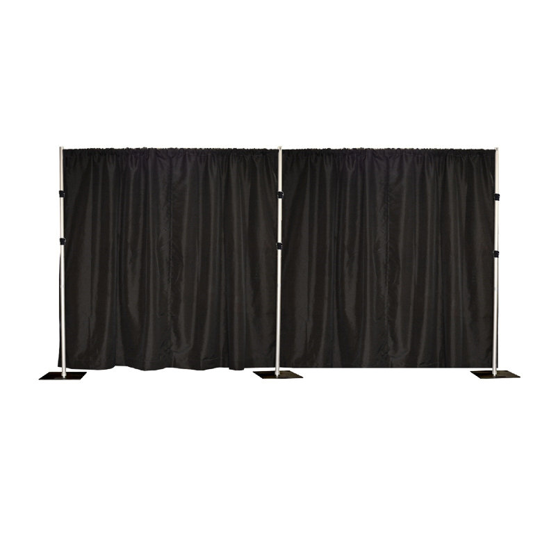 10' X 20' Pipe and Drape Complete Backdrop Kit with Adjustable Uprights (Drape & Bags)