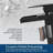 Single-Hole Single-handle Bathroom Faucet with Drain Assembly-55151787