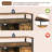 Industrial TV Stand Media with Sliding Barn Doors for TV-10202885