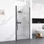 Porte de douche 72 "H 72" avec cadre pivotant sans cadre et verre trempé de 1 po d'épaisseur (6 mm)-117492527