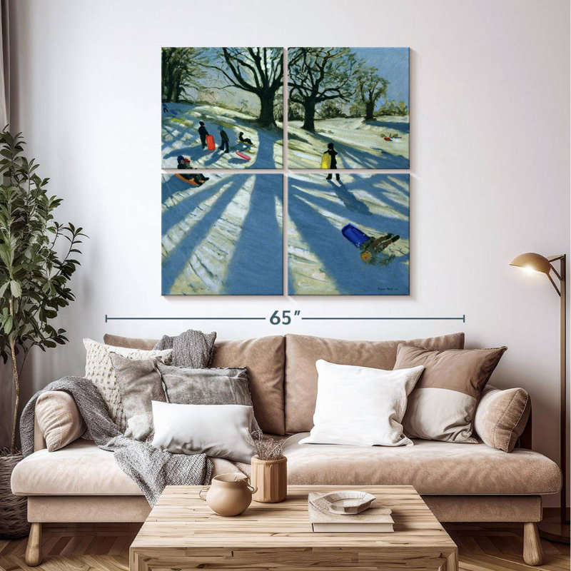 Traîneau à neige Alvord, H 45 po x l 45 po