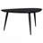 Black Triangular Solid Wood Coffee Table