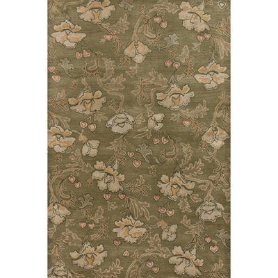 Brittin Wool Floral Indoor Rug