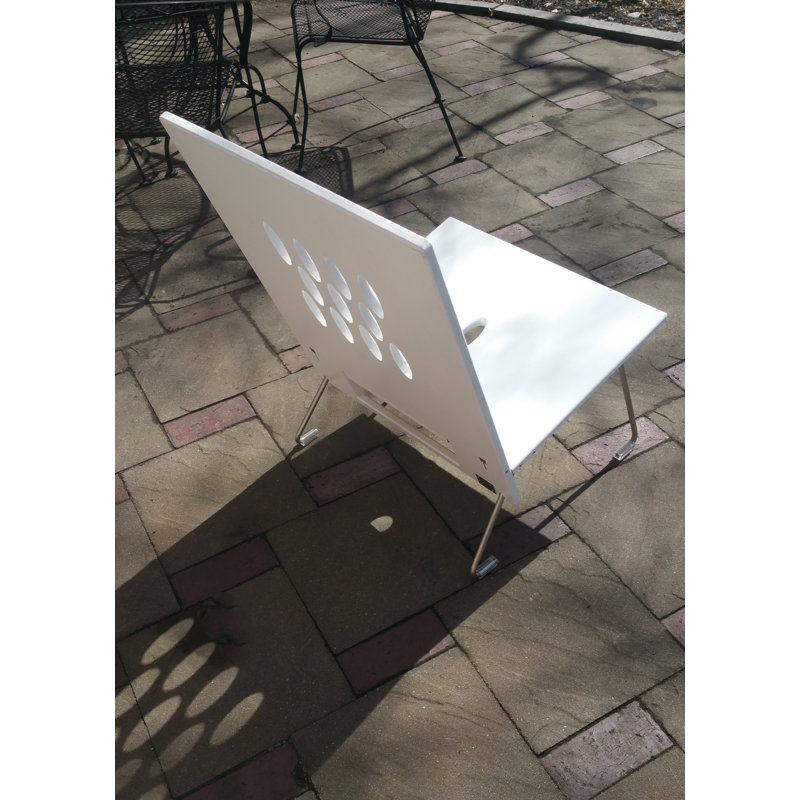 Outdoor Lounge Chair, White