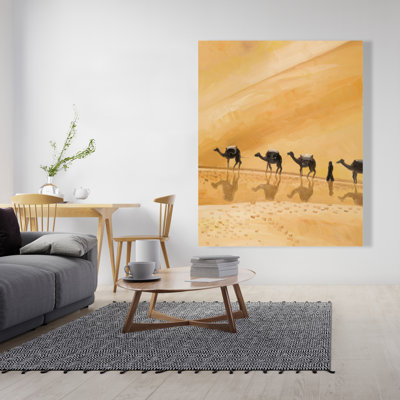 Marcher dans le désert - Toile de chambre à coucher pour la maison