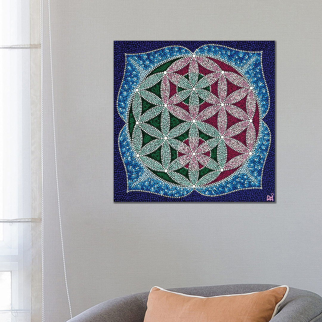 Yingyan Flower Of Life von Nadya Al-Haroun - Galerie-Giclée auf Leinwand