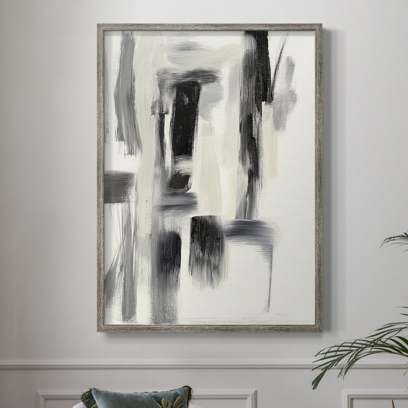 ABSTRACT Series DCCCIV Framed Print - Solid Wood, 11" H x 9" W