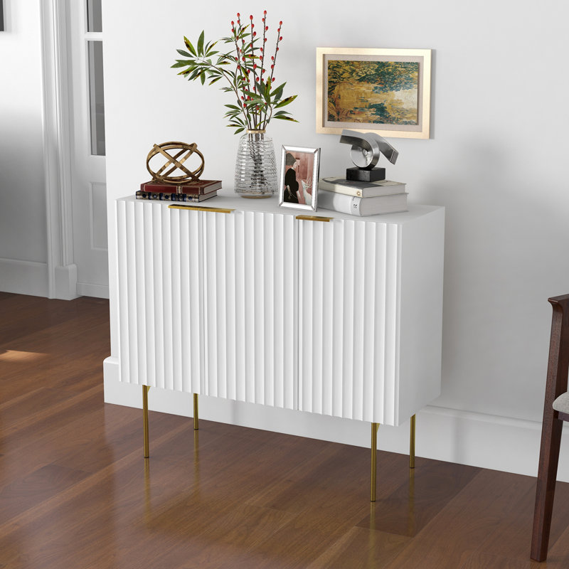 Armoire d'appoint en acier Marvers, Gris
