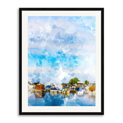 Boats 1 Print by Chamira Young