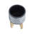 Ceramic 5" Aztec Planter On Wooden Stand-1690587989-1690587991