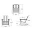 Chaise berçante Adirondack POLYWOOD x Sol 72 Jamarion-920689705