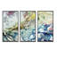 «Yellow and Green Abstract Strokes II», reproduction de cadre flottant sur toile, 3 pièces-267176528-267176490