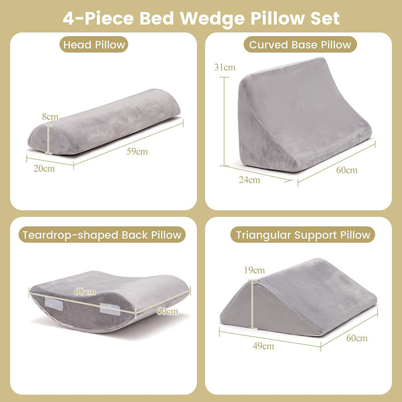 Farrell Memory Foam Body Pillow Medium Support Pillow
