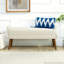 Banc de salon en tissu bouclé-108834649