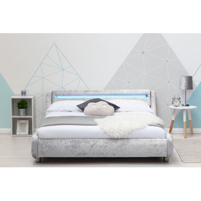Arine Upholstered Bed with Mattress
