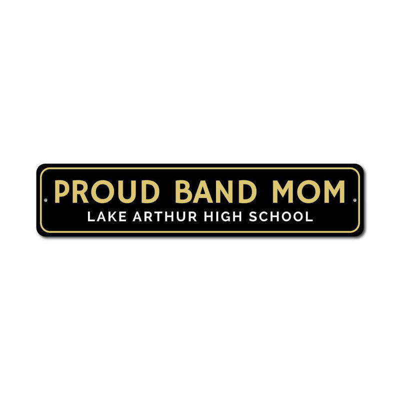 Plaque Proud Band, H 4 po x l 18 po x P 0,04 po