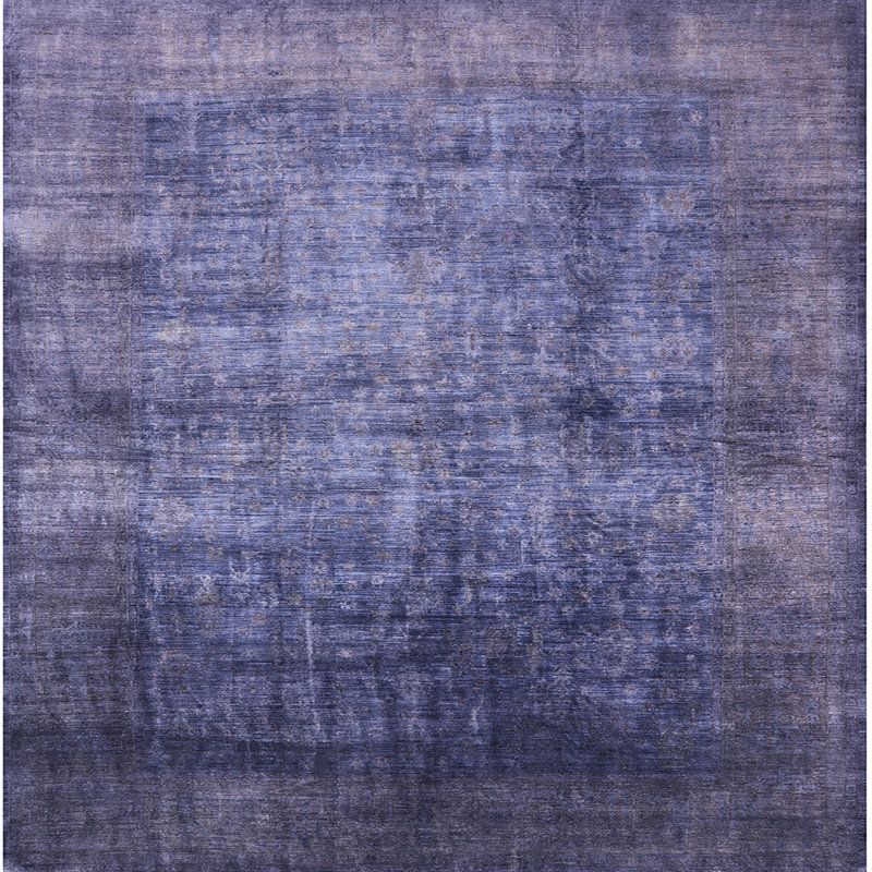 Tapis oriental mauve, Carré 6 pi