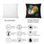 Coussin Rainbow Splash On - imprimé moderne-1721365608