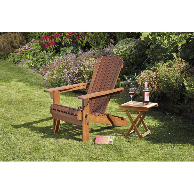 Fornear Solid Wood Folding Adirondack Chair