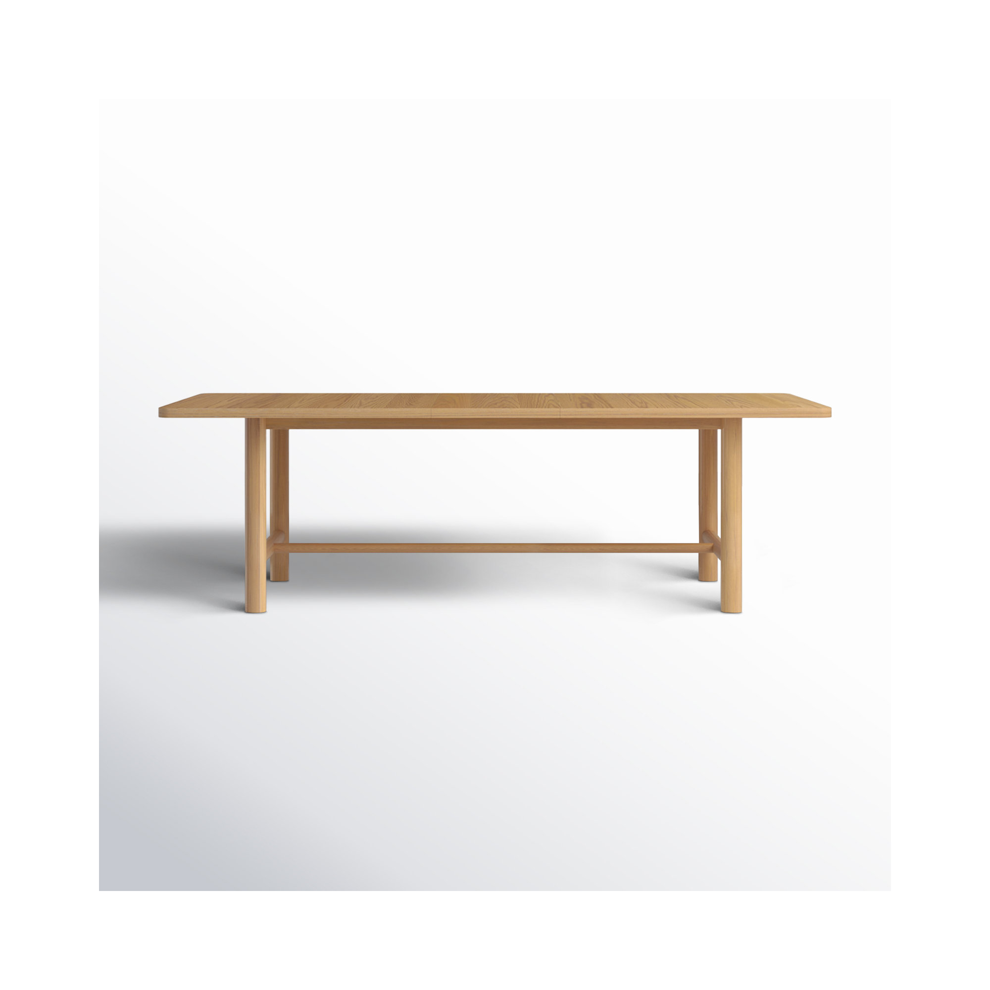 Kaplan Wood Extendable Dining Table, Natural