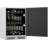 Zephyr Presrv 24" 136 Cans (12 oz.) Outdoor Rated Convertible Beverage Refrigerator