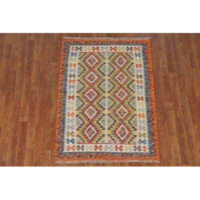 Tapis de vestibule oriental South Western Kilim 3 x 5