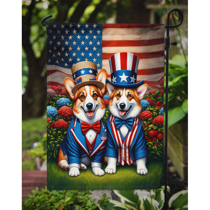 Drapeau All American Garden, Corgi